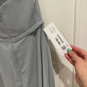 Azazie Nadine Bridesmaids Dress dolphin grey